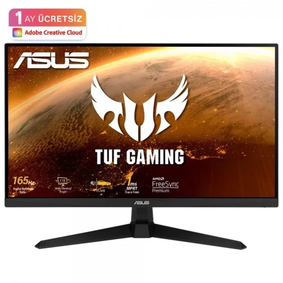 ASUS 27 VG277Q1A 1MS(MPRT) 165HZ Full HD VA FREESYNC PREMIUM Gaming Outlet Pikselli Ürün Outlet Pikselli Ürün 2yıl garanti