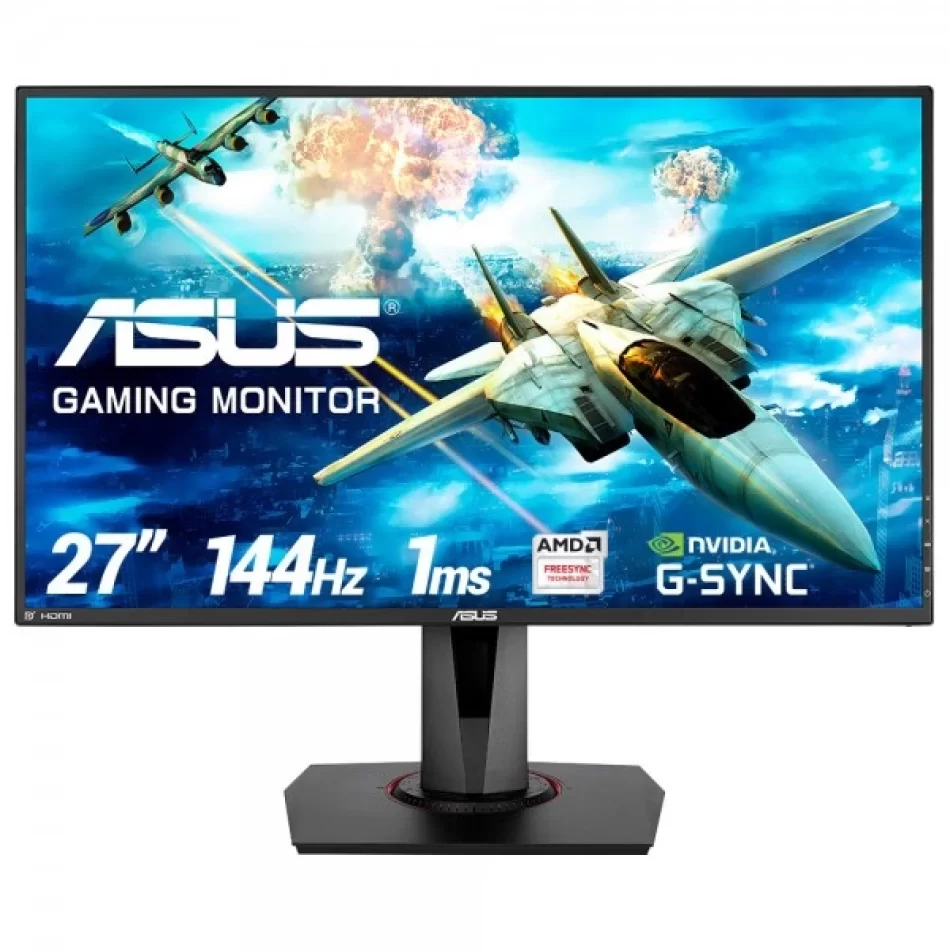 ASUS 27 VG278Q 144Hz 1ms DVI-D HDMI DP FHD Freesync ve G-sync Uyumlu Gaming Monitör Outlet Pikselli Ürün 2 Yıl garanti