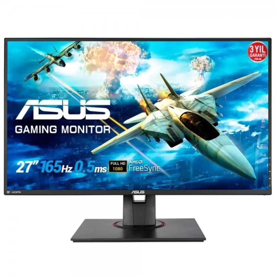 ASUS 27 VG278QF 165Hz 0.5ms DVI-D HDMI DP FHD Freesync Gaming Monitör Outlet Pikselli Ürün 2 Yıl garanti