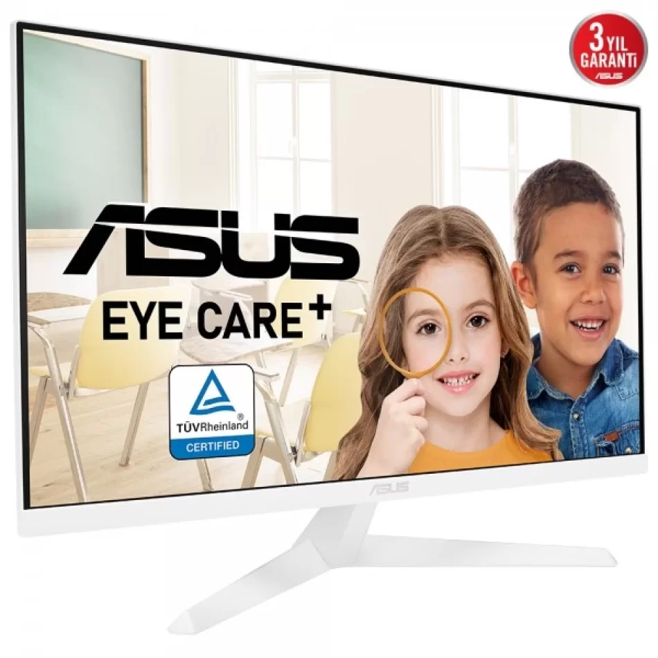 ASUS 27 VY279HE-W Beyaz 75Hz 1ms Eye Care FreeSync 1080p IPS LED Monitör