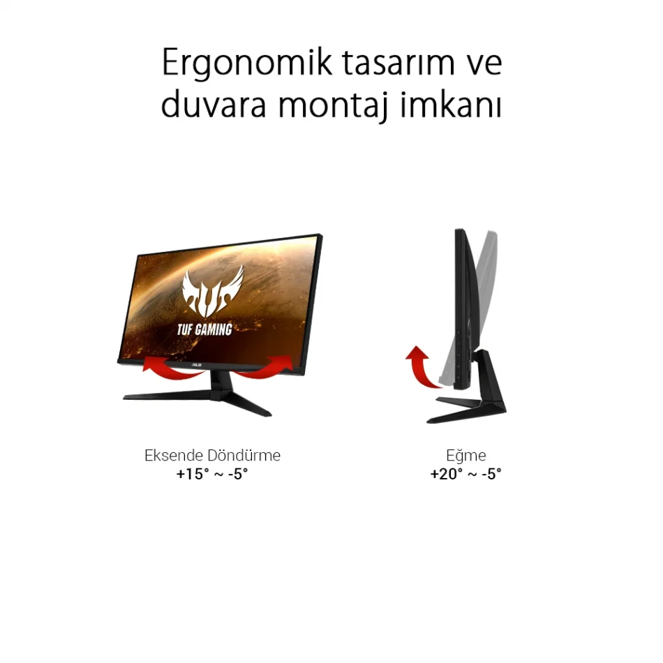 ASUS 28 TUF Gaming VG289Q1A FreeSync 5ms 2160p UHD 4K IPS LED Monitör