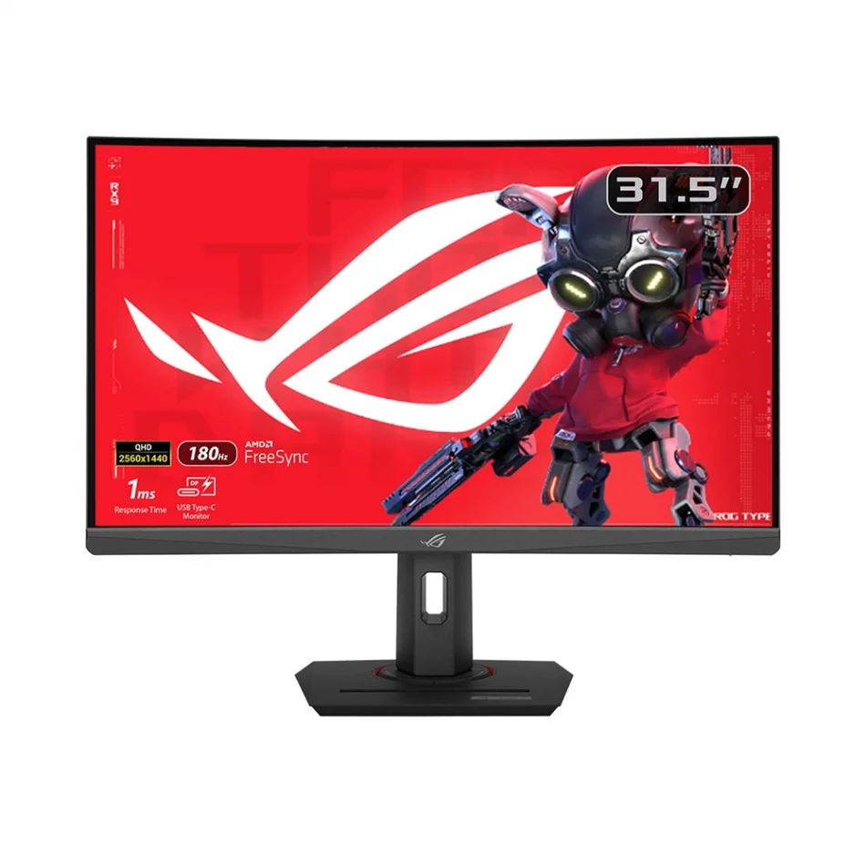 ASUS 31.5 ROG Strix XG32WCS 180Hz 1ms FreeSync 1440p HDR VA Curved Oyuncu Monitörü