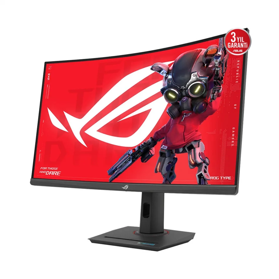 ASUS 31.5 ROG Strix XG32WCS 180Hz 1ms FreeSync 1440p HDR VA Curved Oyuncu Monitörü