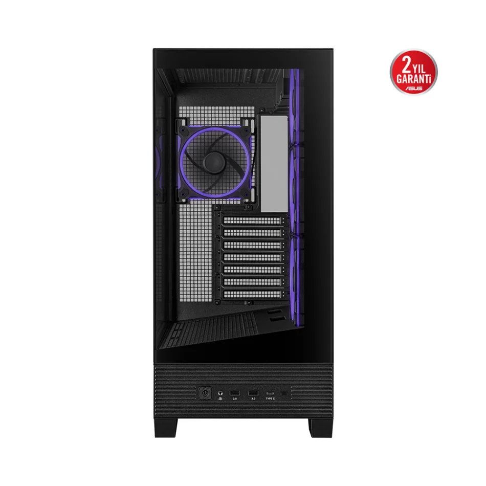 ASUS A31 PLUS ARGB Temperli Cam 4x ARGB Fanlı Mid Tower Siyah ATX Gaming Kasa