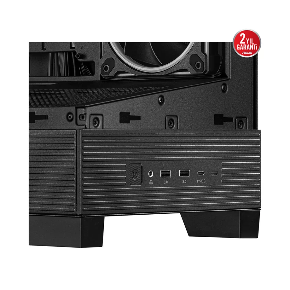 ASUS A31 PLUS ARGB Temperli Cam 4x ARGB Fanlı Mid Tower Siyah ATX Gaming Kasa