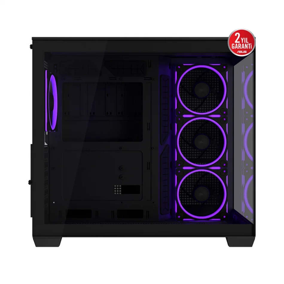 ASUS A32 PLUS ARGB Temperli Cam 4x ARGB Fanlı Mid Tower Siyah ATX Gaming Kasa