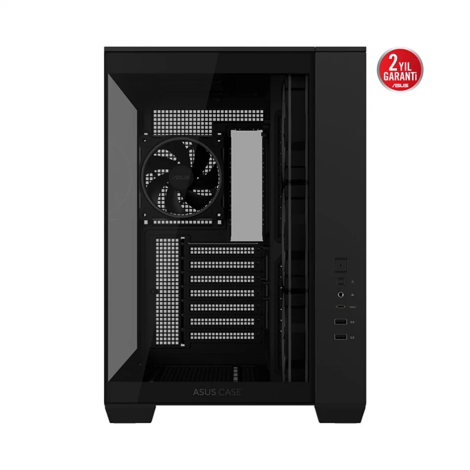 ASUS A32 PLUS ARGB Temperli Cam 4x ARGB Fanlı Mid Tower Siyah ATX Gaming Kasa