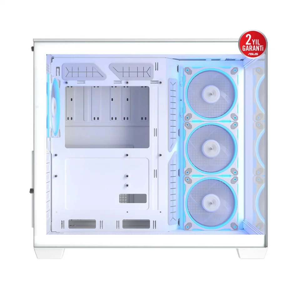ASUS A32 PLUS ARGB White Edition Temperli Cam 4x ARGB Fanlı Mid Tower ATX Beyaz Gaming Kasa