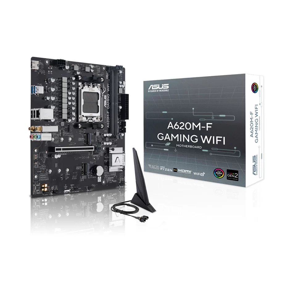 ASUS A620M-F GAMING WIFI 8000MHz(OC) DDR5 AMD Soket AM5 ATX Anakart
