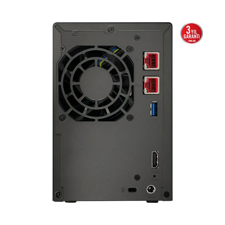 ASUS Lockerstor 2 Gen2 AS6702T Intel N5105 2 Yuvalı 4GB DDR4(16GB Ram Desteği) M.2 x4 2.5GbE x2 USB 3.2 x3 NAS Ünitesi