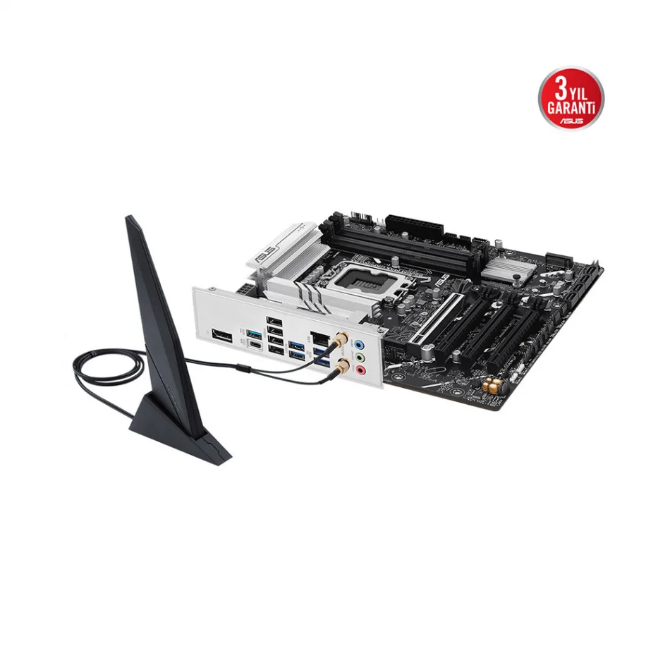 ASUS B860M MAX Gaming AX 8666MHz(OC) DDR5 Intel Soket 1851 mATX Anakart