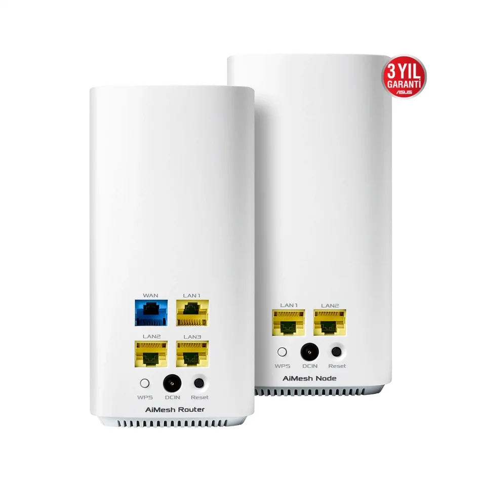 ASUS CD6 ZenWiFi AC Mini Mesh WiFi Sistemi 3lü Paket