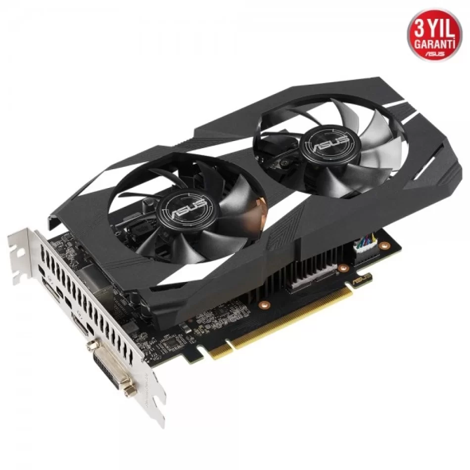 ASUS Dual GeForce GTX 1650 OC V2 4GB GDDR6 128Bit DX12 NVIDIA Ekran Kartı