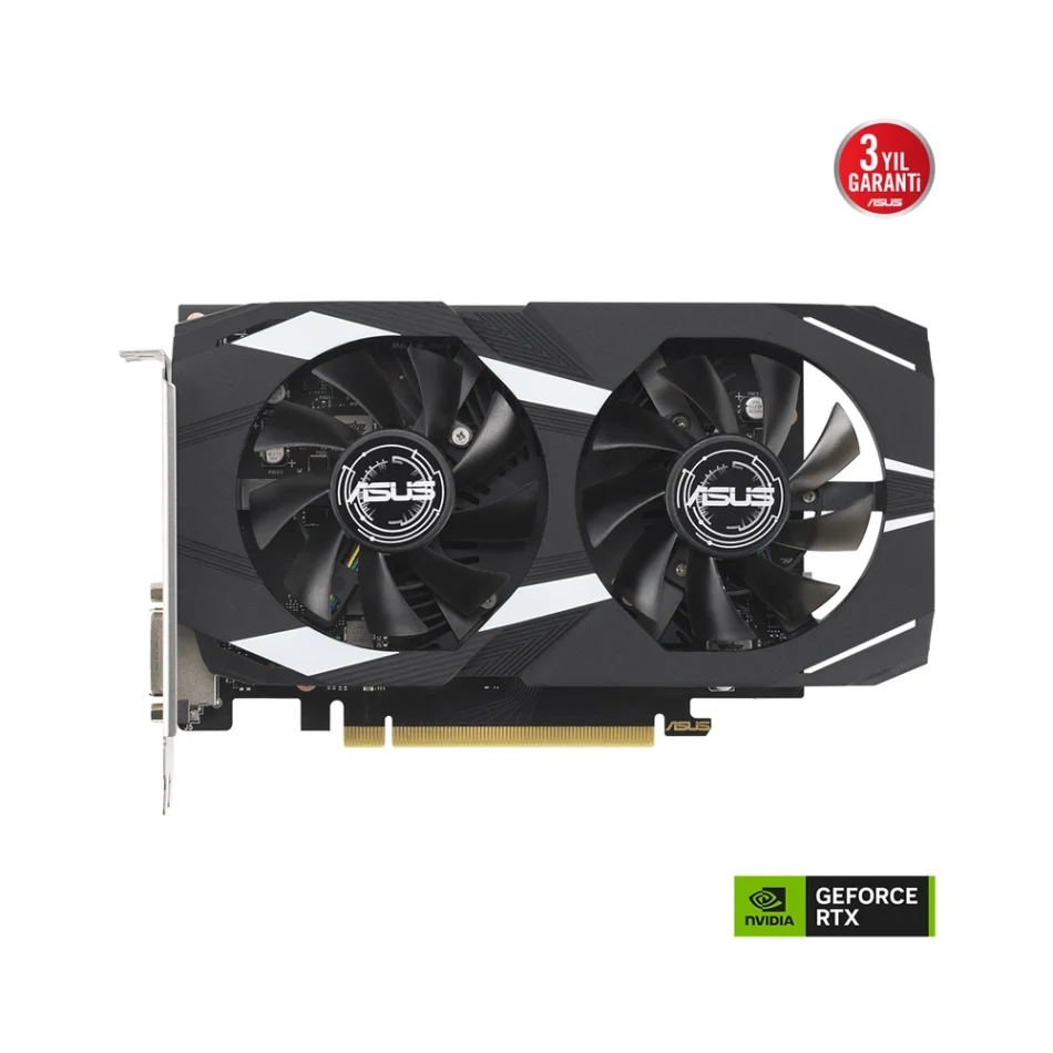 ASUS Dual GeForce RTX 3050 OC 6GB GDDR6 96Bit DX12 NVIDIA DLSS Ekran Kartı