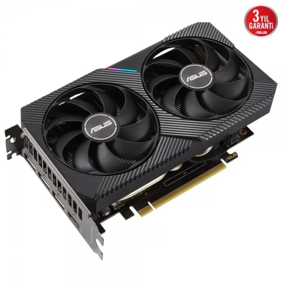 ASUS Dual GeForce RTX 3060 OC 8 GB GDDR6 128Bit DX12 NVIDIA DLSS Ekran Kartı