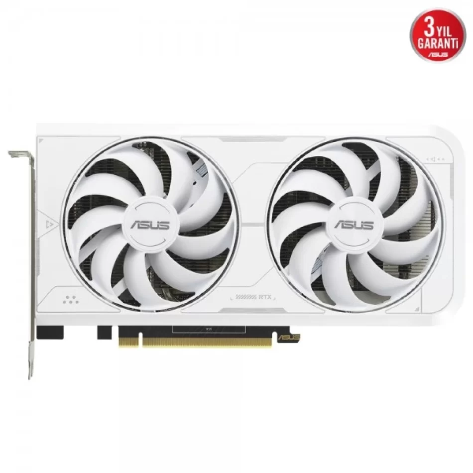 ASUS Dual GeForce RTX 3060 Ti OC 8 GB GDDR6X 256Bit DX12 NVIDIA DLSS Beyaz Ekran Kartı