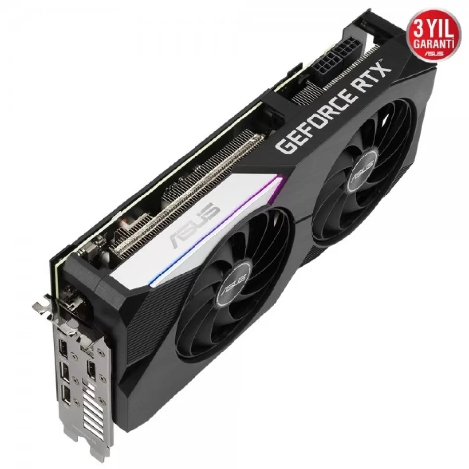 ASUS Dual GeForce RTX 3070 OC 8 GB GDDR6 256Bit DX12 NVIDIA DLSS Ekran Kartı