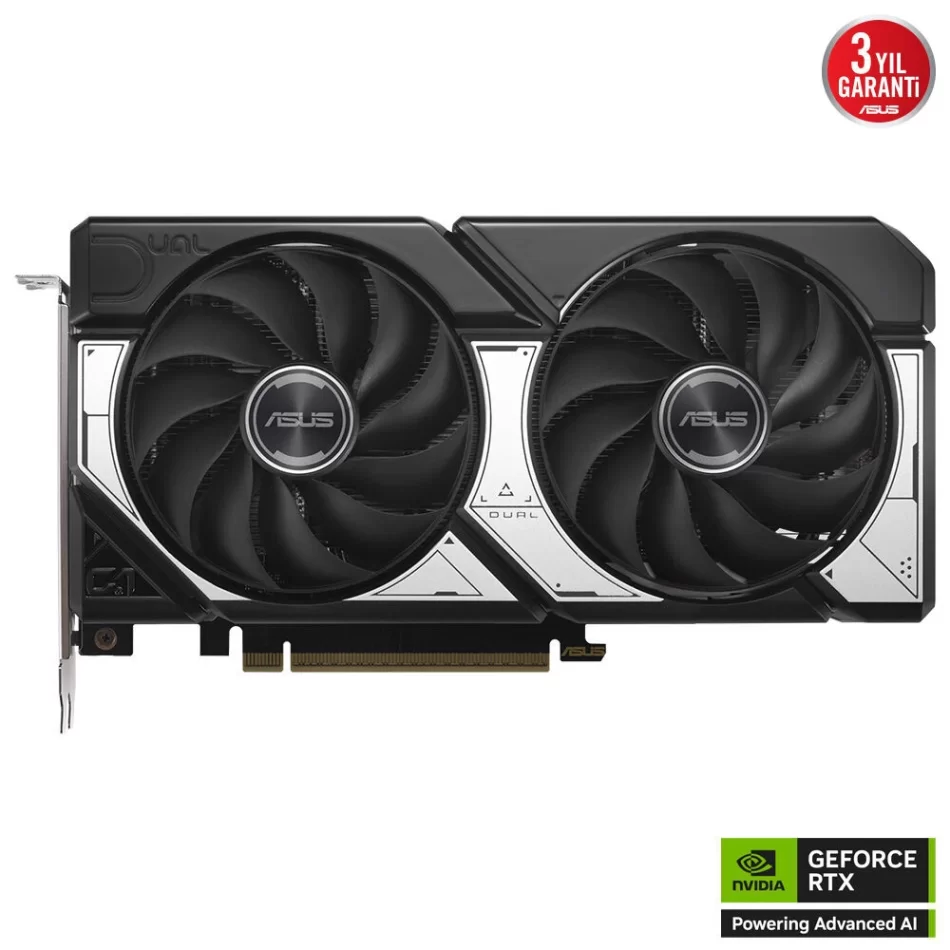 ASUS Dual GeForce RTX 5060 Ti OC Edition 8GB GDDR7 128 Bit NVIDIA DLSS 4 Ekran Kartı