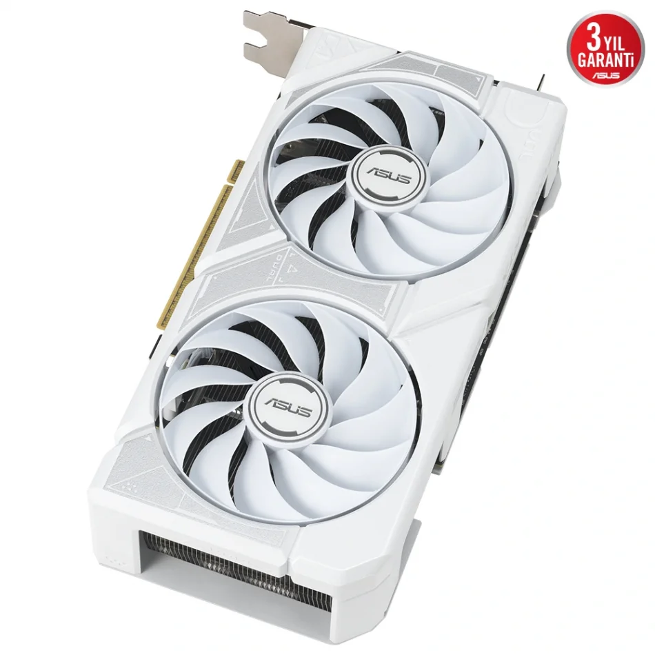 ASUS Dual GeForce RTX 5060 Ti White OC Edition 16GB GDDR7 128 Bit NVIDIA DLSS 4 Beyaz Ekran Kartı