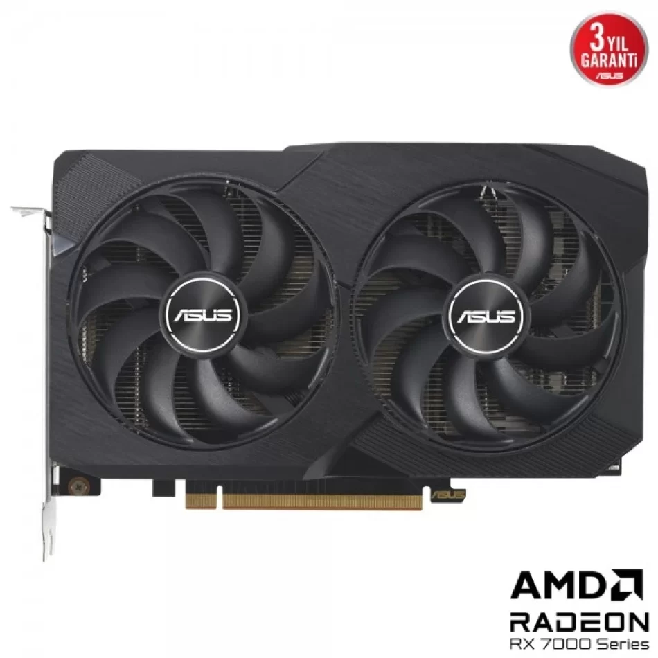 ASUS Dual Radeon RX 7600 V2 OC 8 GB GDDR6 128Bit DX12 AMD Ekran Kartı