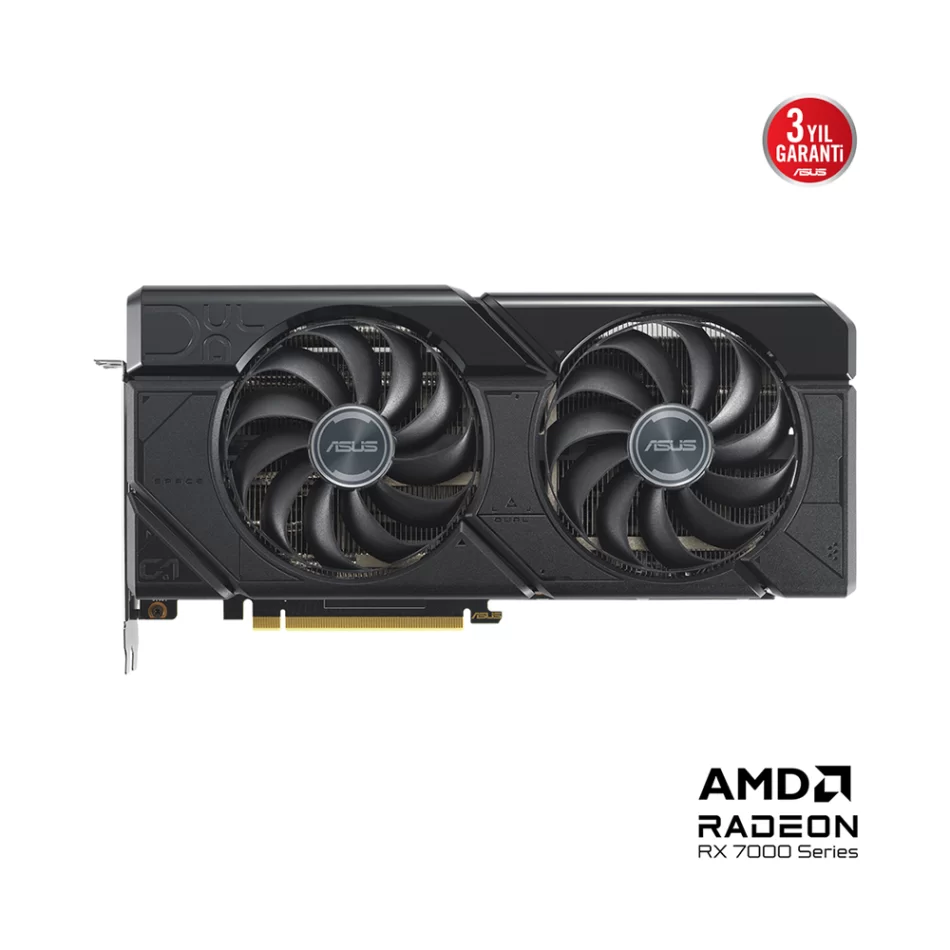 ASUS DUAL Radeon RX 7700 XT OC Edition 12 GB GDDR6 192Bit DX12 AMD Ekran Kartı