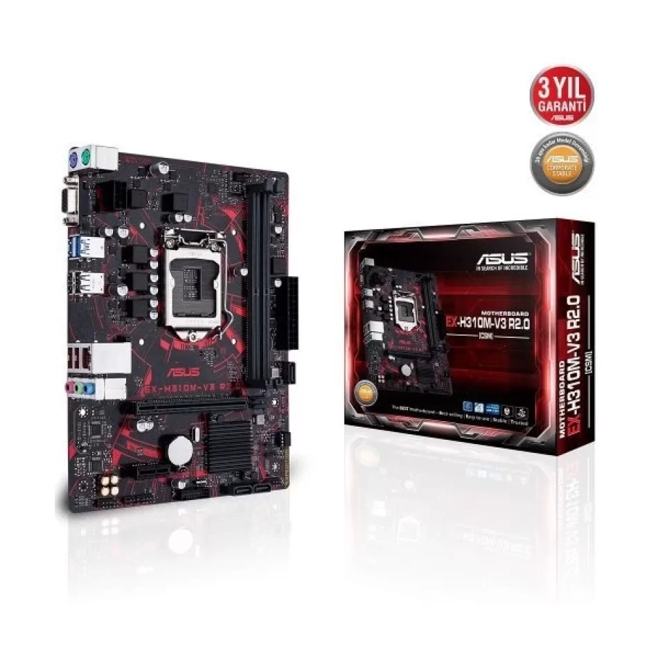 ASUS EX-H310M-V3 Gaming 2666MHz DDR4 Intel Soket 1151 mATX Anakart