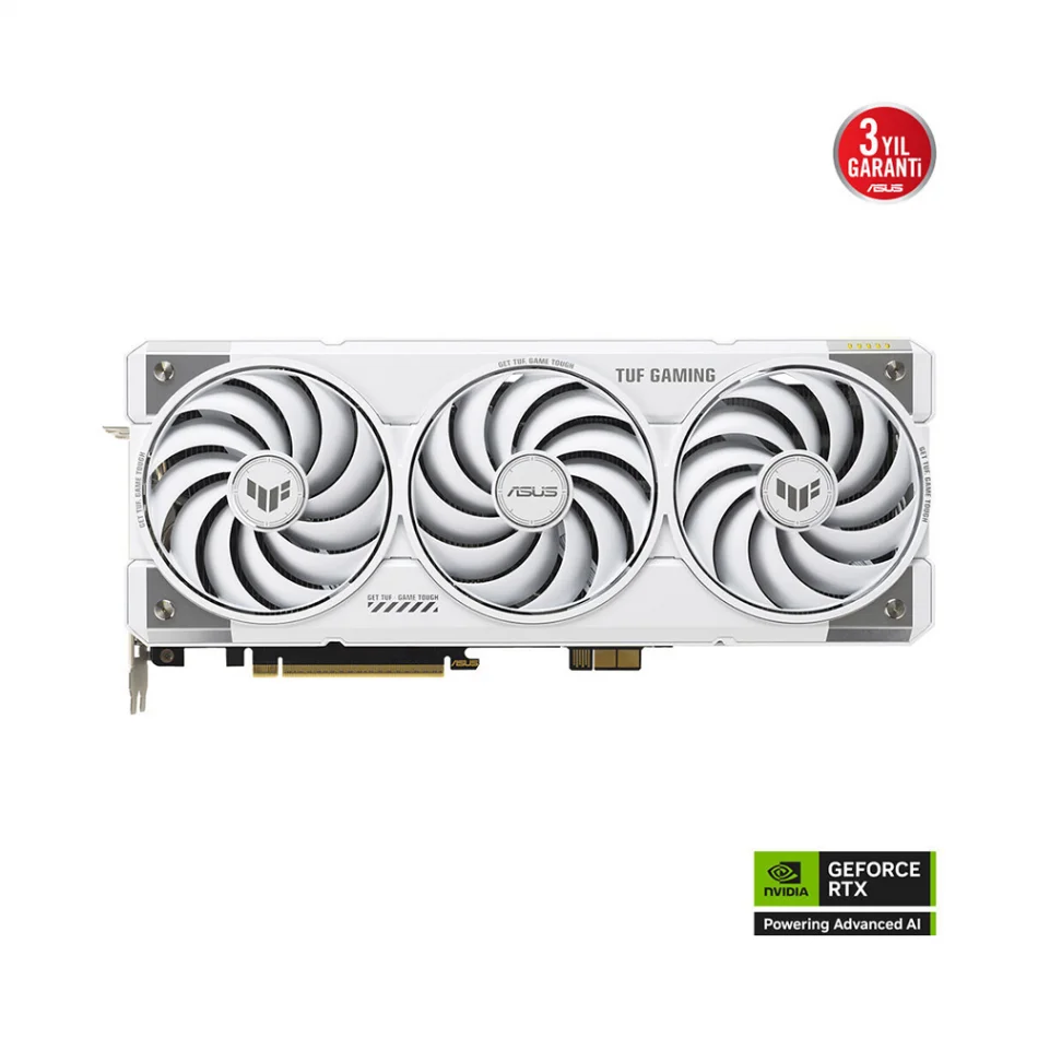 ASUS GeForce RTX 5070 Ti BTF White OC Edition 16GB GDDR7 128 Bit NVIDIA DLSS 4 Beyaz Ekran Kartı