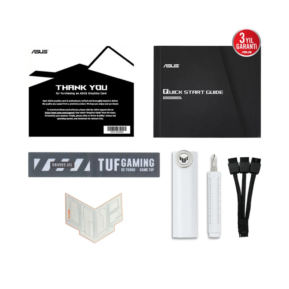 ASUS GeForce RTX 5070 Ti BTF White OC Edition 16GB GDDR7 128 Bit NVIDIA DLSS 4 Beyaz Ekran Kartı