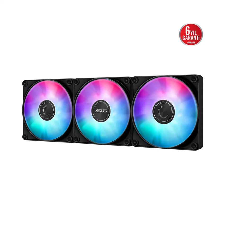 ASUS MAX Gaming LC 360 ARGB LCD 2.4 350mm. IPS Ekranlı LGA 1851-1700 / AMD AM5 Uyumlu İşlemci Sıvı Soğutucu