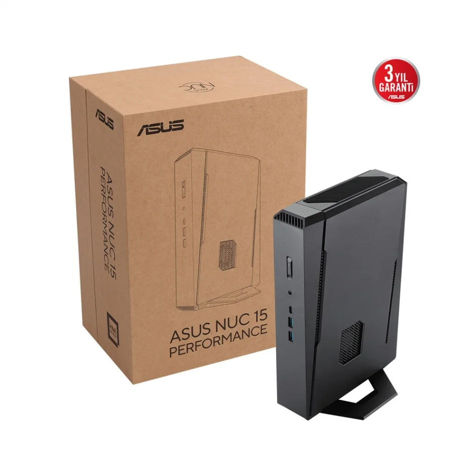 ASUS NUC15 Performance Intel Ultra U9 275HX Barebone (RAM ve SSD Yok) NVIDIA GeForce RTX 5070 FreeDOS Mini Bilgisayar