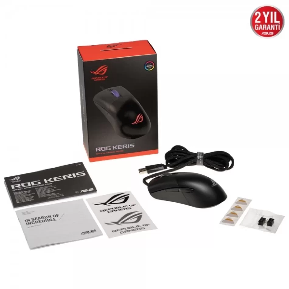 ASUS P509 ROG Keris RGB Kablolu Gaming Mouse