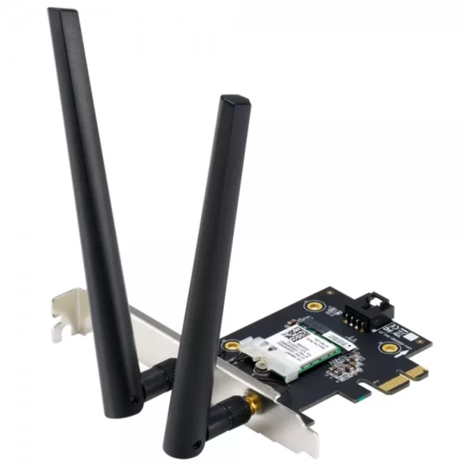 ASUS PCE-AXE5400 WiFi 6E Bluetooth 5.2 Kablosuz PCI-E Adaptörü