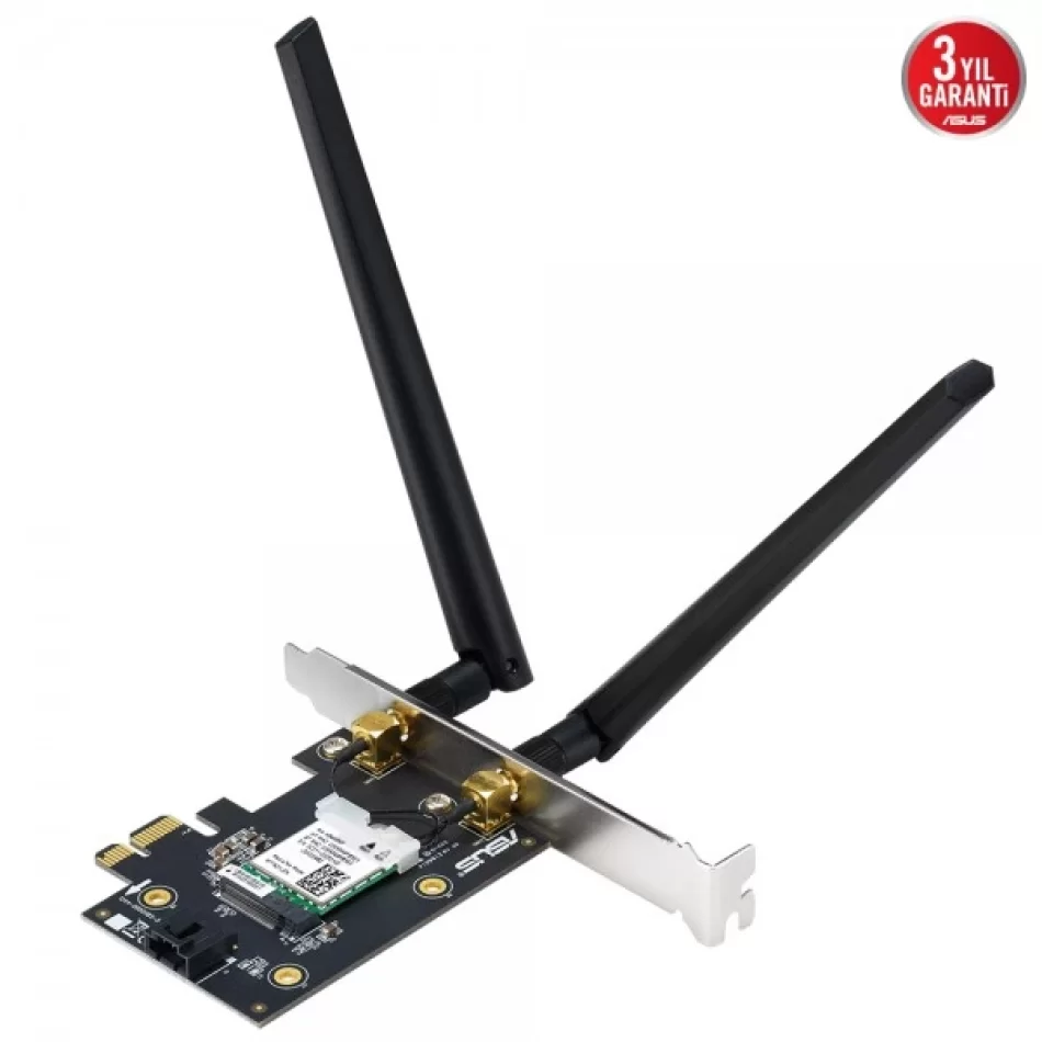 ASUS PCE-AXE5400 WiFi 6E Bluetooth 5.2 Kablosuz PCI-E Adaptörü