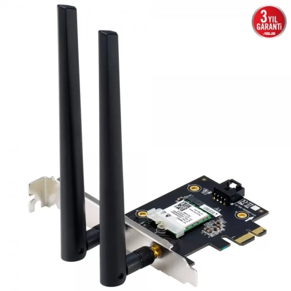 ASUS PCE-AXE5400 WiFi 6E Bluetooth 5.2 Kablosuz PCI-E Adaptörü