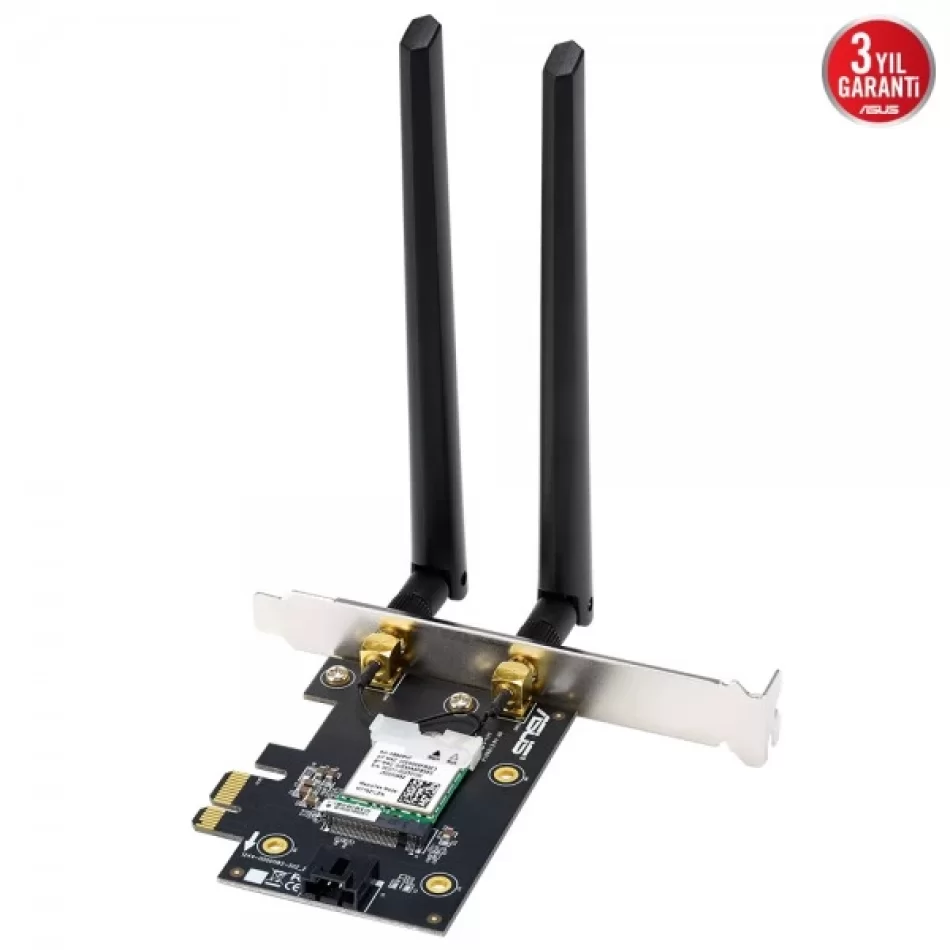 ASUS PCE-AXE5400 WiFi 6E Bluetooth 5.2 Kablosuz PCI-E Adaptörü