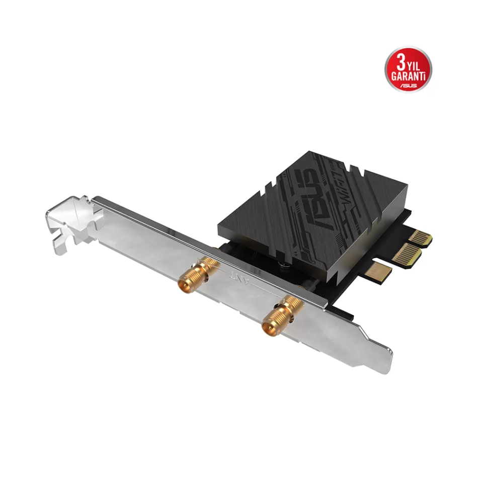 ASUS PCE-BE92BT PCI-e Kablosuz WiFi 7 ve Bluetooth 5.4 Bağlantı Adaptörü