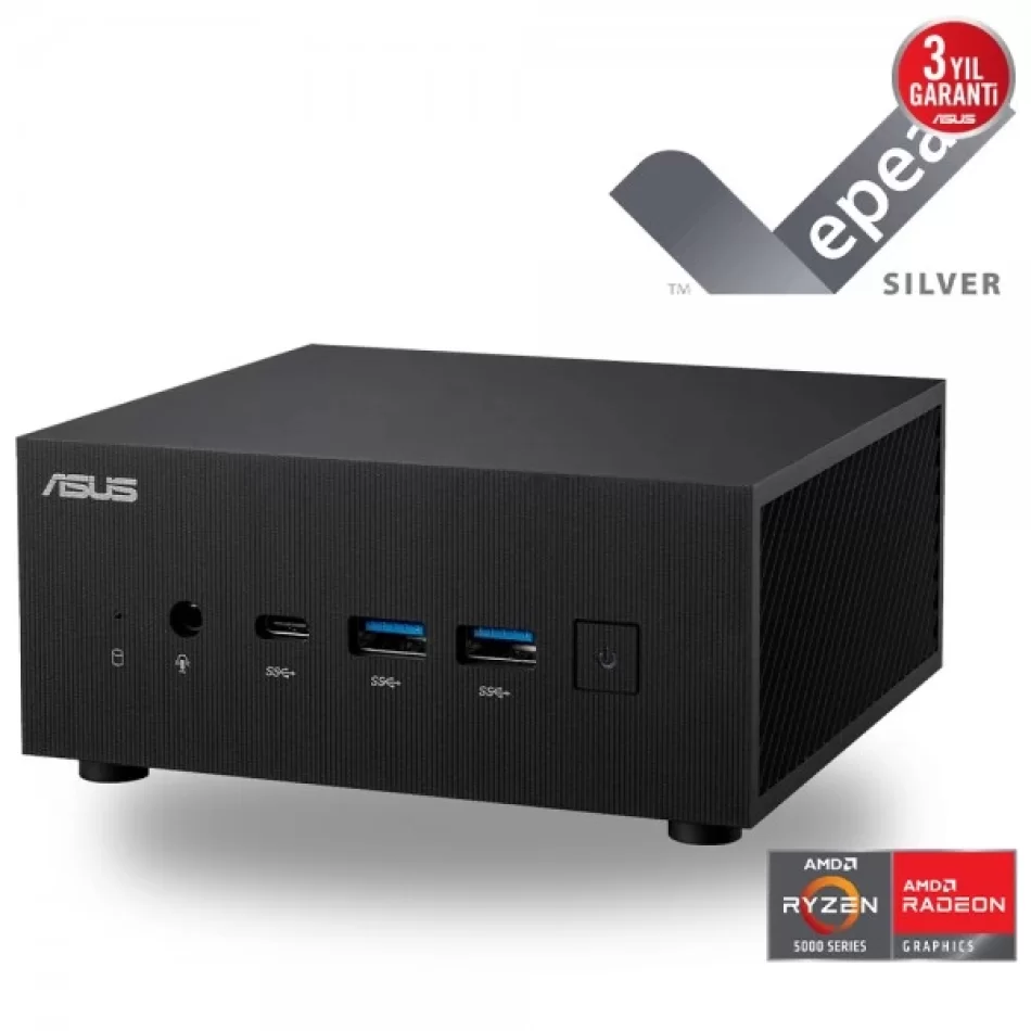 ASUS PN52-S7089MD AMD Ryzen 7 R7-5800H 8GB RAM 256GB M.2 SSD FreeDOS Mini Masaüstü PC