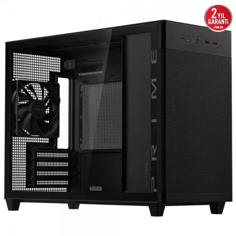 ASUS PRIME AP201 Temperli Camlı Micro-ATX Bilgisayar Kasası