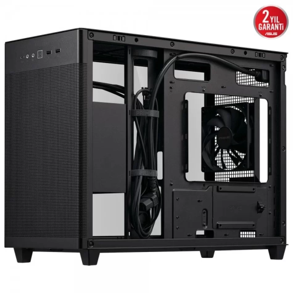 ASUS PRIME AP201 Temperli Camlı Micro-ATX Bilgisayar Kasası