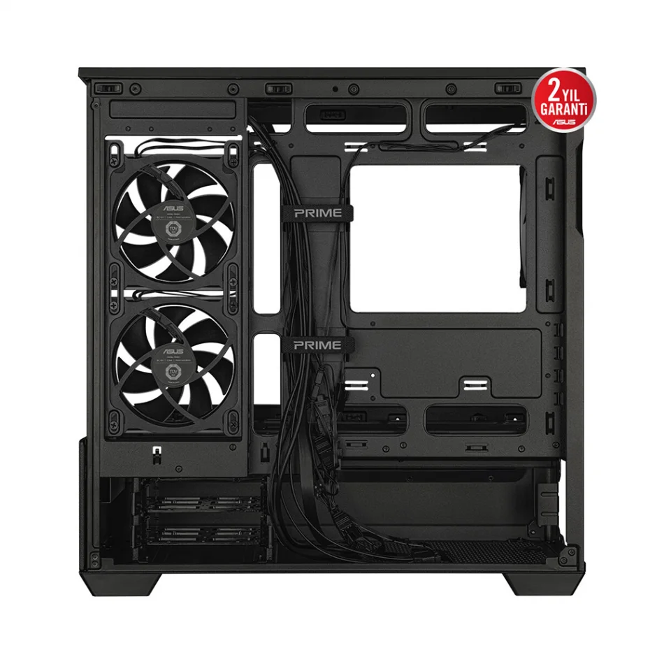 ASUS Prime AP202 ARGB 3x Fanlı Kavisli Temperli Cam Gaming Bilgisayar Kasası