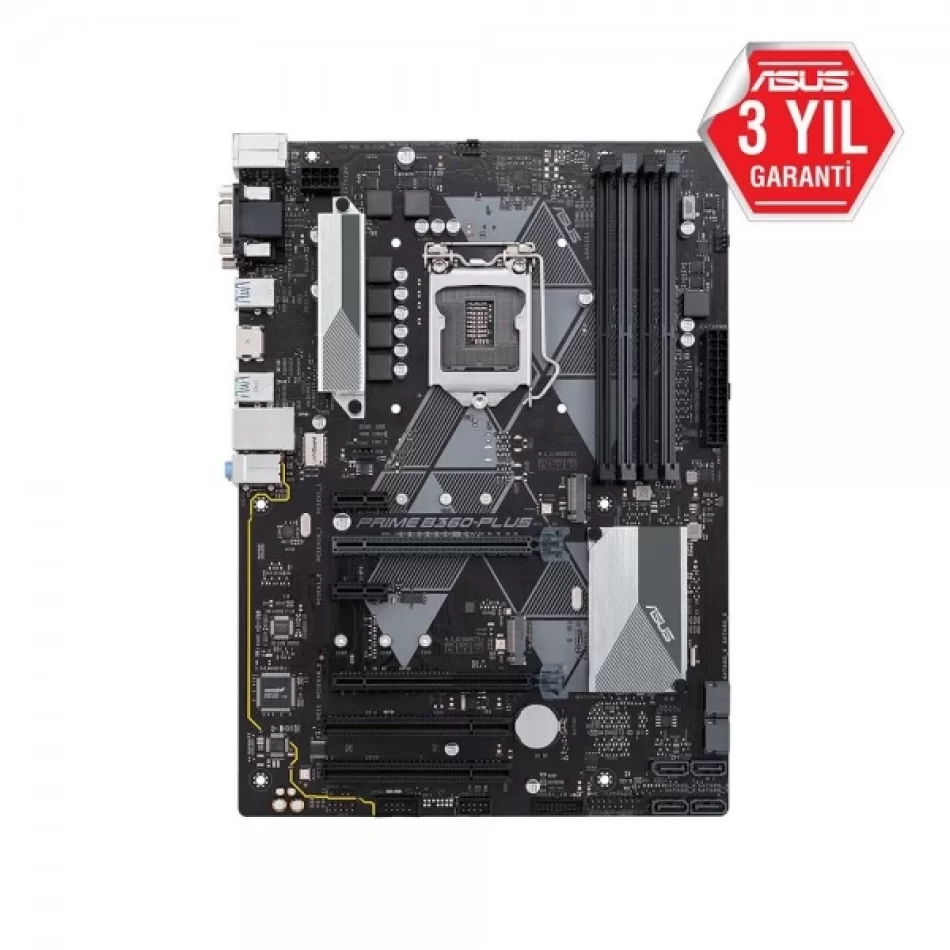 ASUS PRIME B360-PLUS/CSM 2666MHz(OC) DDR4 Intel Soket 1151 ATX Anakart