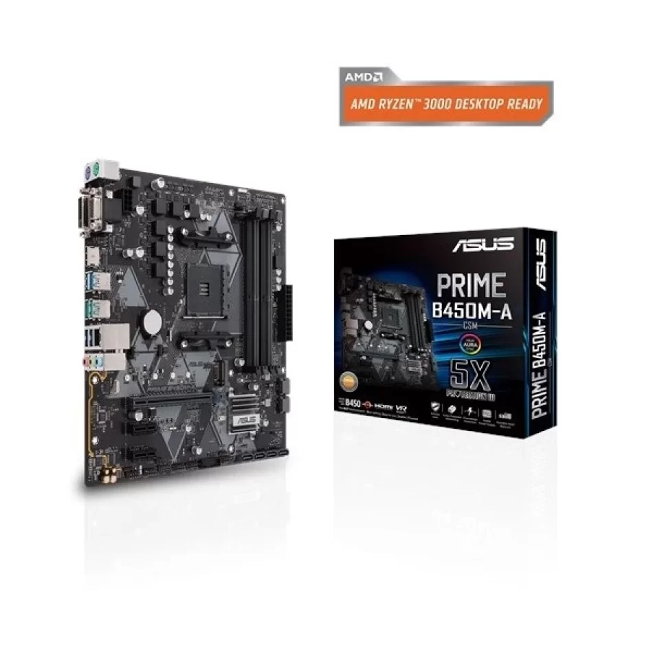 ASUS PRIME B450M-A/CSM DDR4 4400MHz AMD Soket AM4 mATX Anakart