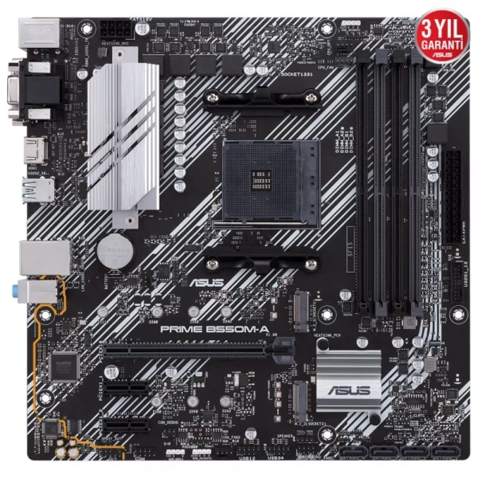 ASUS PRIME B550M-A 4600MHz DDR4 AMD Soket AM4 mATX Anakart