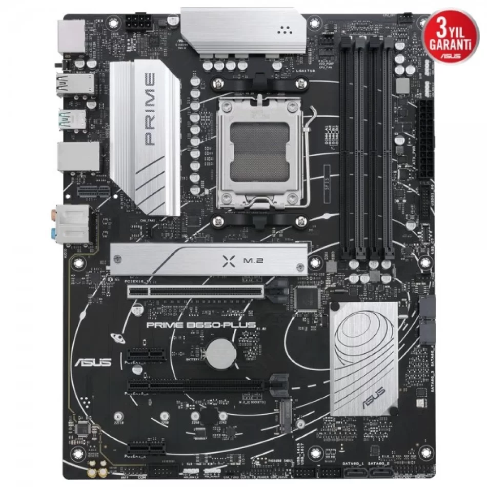 ASUS PRIME B650-PLUS 6400mhz DDR5 AMD Soket AM5 ATX Anakart