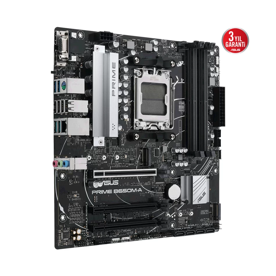 ASUS Prime B650M-A 5600mhz(OC) DDR5 AMD Soket AM5 mATX Anakart