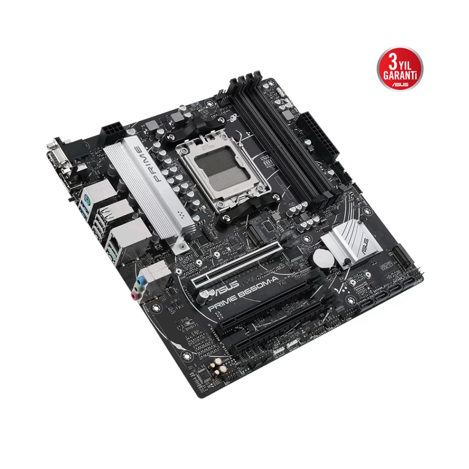 ASUS Prime B650M-A 5600mhz(OC) DDR5 AMD Soket AM5 mATX Anakart