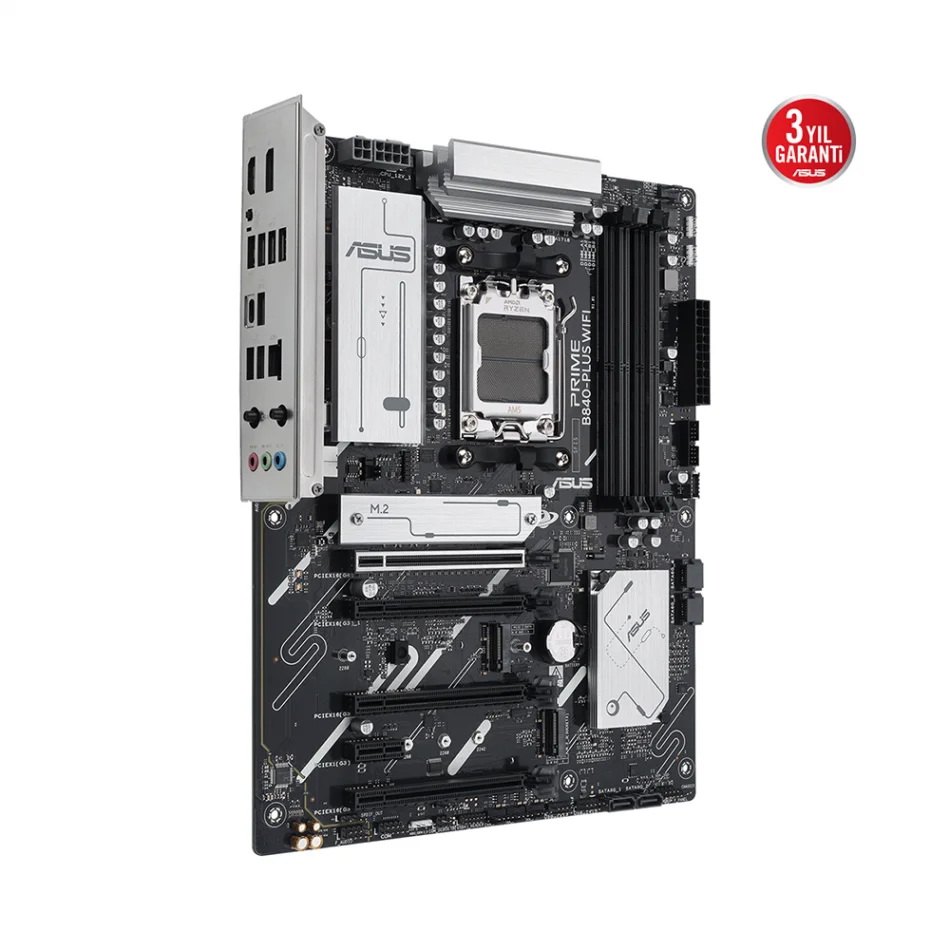ASUS PRIME B840-PLUS WIFI 7600MHz(OC) DDR5 AMD Soket AM5 ATX Anakart