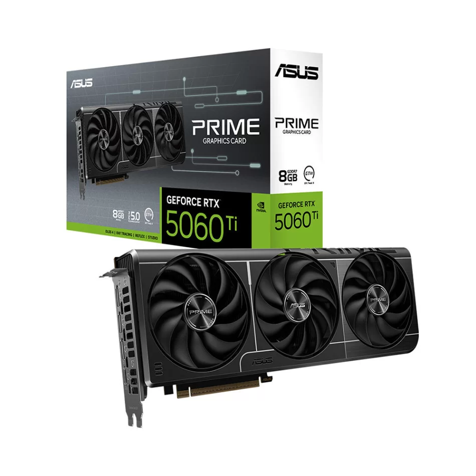 ASUS PRIME GeForce RTX 5060 Ti 8GB GDDR7 128 Bit NVIDIA DLSS 4 Ekran Kartı