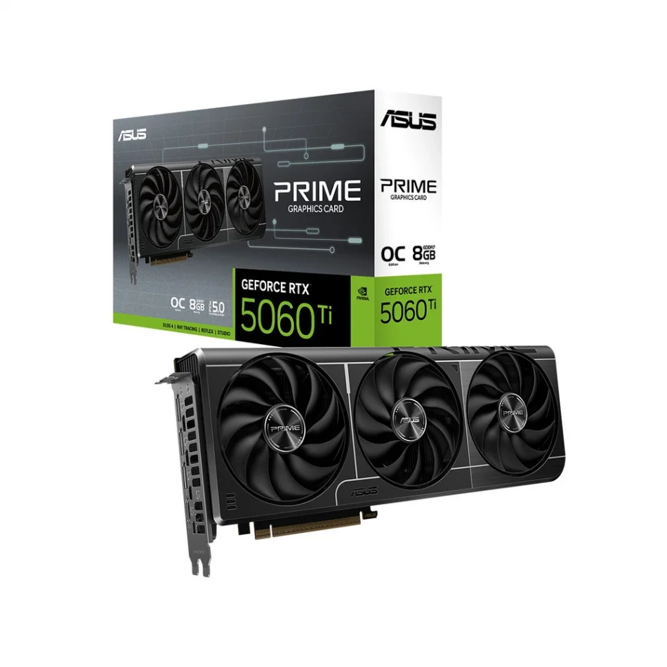 ASUS PRIME GeForce RTX 5060 Ti OC Edition 8GB GDDR7 128 Bit NVIDIA DLSS 4 Ekran Kartı