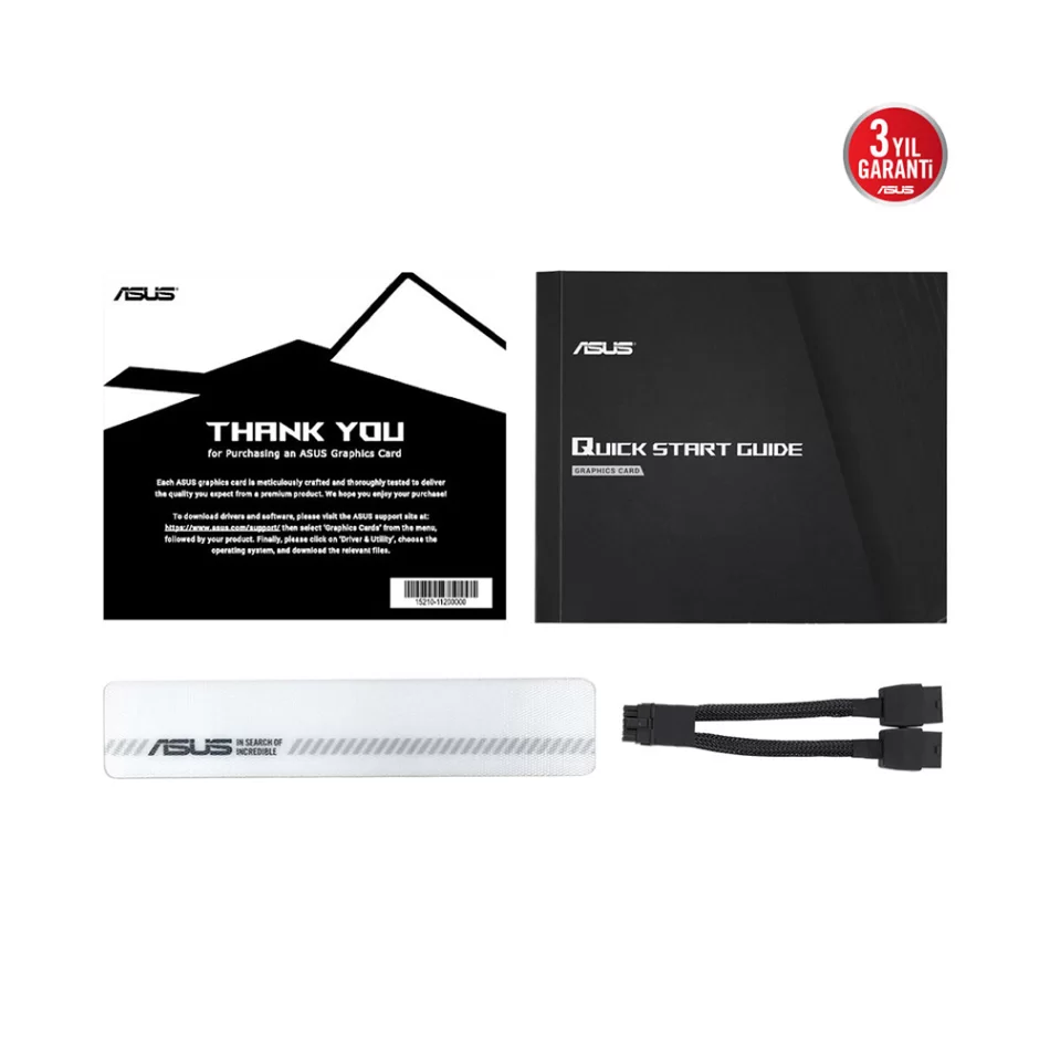 ASUS PRIME GeForce RTX 5070 OC White Edition 12GB GDDR7 192 Bit NVIDIA DLSS 4 Beyaz Ekran Kartı
